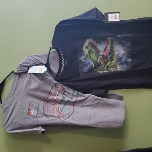 2 dinosaur shirts NWT